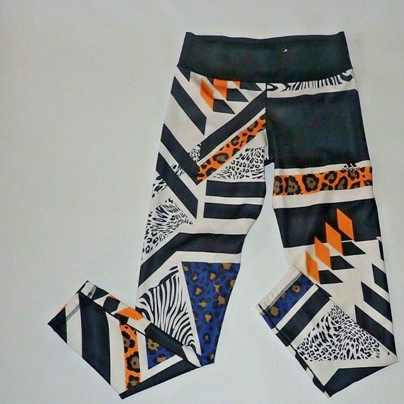 adidas Pants - ADIDAS Animal Print Africa Ultimate Fit Athletic Tight Leggings Womens Sz Small